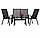 Комплект садових меблів GardenLine SOFA Black, фото 4