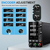 SPPS-C1203С імпульсний лабораторний блок живлення KUAIQU, з функцією заряджання АКБ: 0-120В, 0-3А, потужність:, фото 3