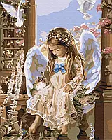 Картина по номерам Маленький ангелочек 40 х 50 Brushme BS52671