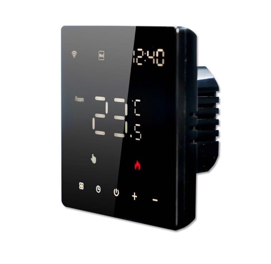 Програмований терморегулятор IN-THERM PWT-081 Wi-Fi/Чорний/заокруглені кути
