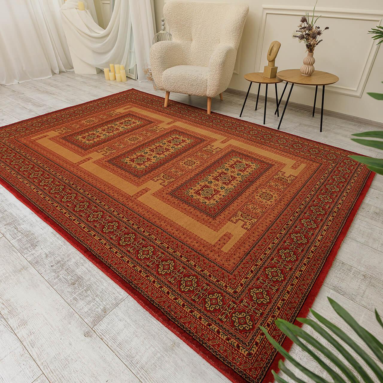 Килим KIRMAN 0320 2Х3 Коричневий прямокутник