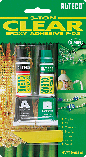 Клей епоксидний прозорий ALTECO Clear, 20 г