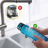 Пляшка для води спортивна 4FIZJO 1000 мл Sky Blue/Blue (P-5905973400763), фото 11