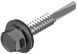 TEX-HL Гвинт 5,5х25 RAL7024 довге свердло U