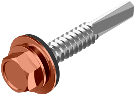 TEX-HL Гвинт 5,5х32 RAL8004 довге свердло U, фото 1