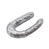 Фалоїмітатор двосторонній Chisa Dixie Normous, сріблястий, 34 см х 2.5 см х 3.4 см, фото 6