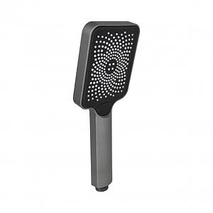 Qtap Rucni Лійка для ручного душу 145x90 мм, Graphite прямокутна QTRUCA145S1GRP