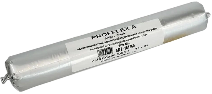 Герметик-мастика "Profflex A" (д/зовніш. робіт), 600 мл