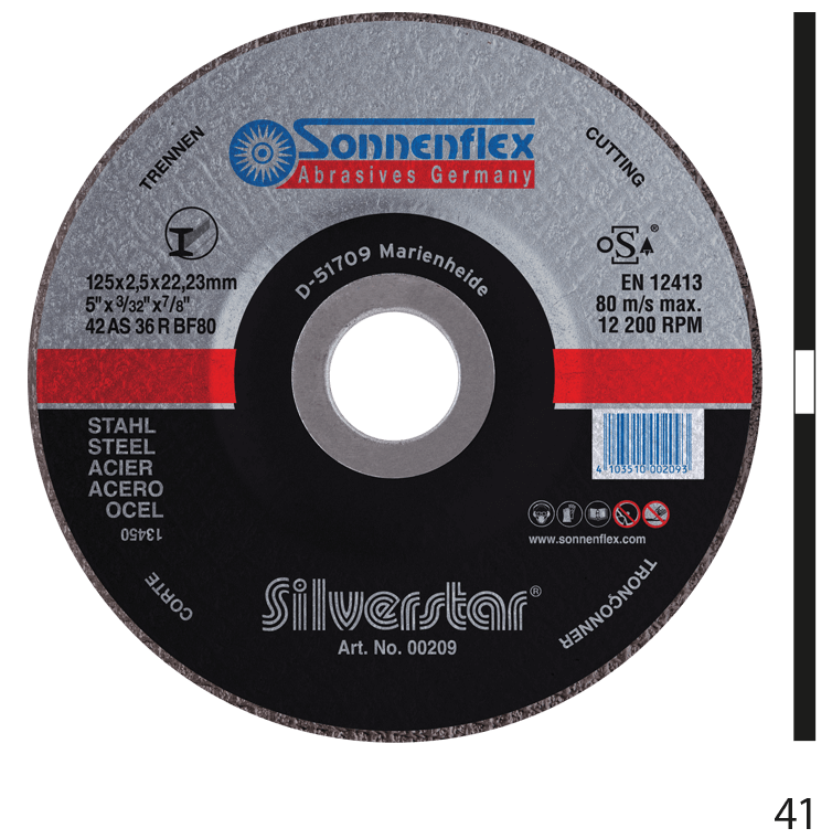 Диск по металу 125x1.0х22.2 Sonnenflex
