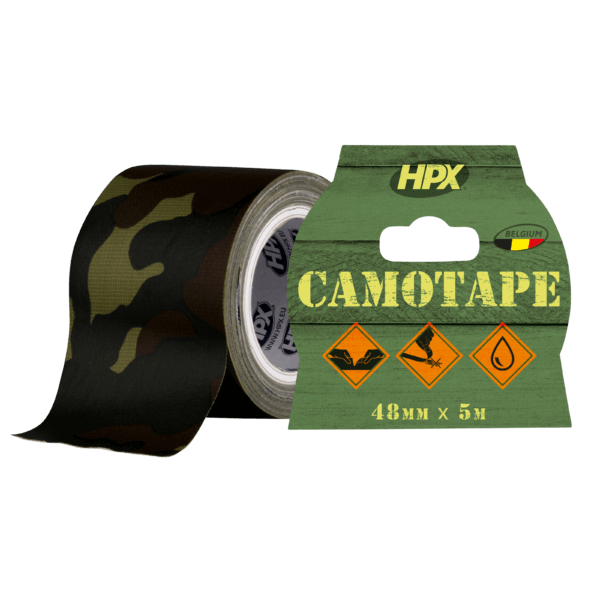 HPX Скотч армований односторонній 48 мм*5 м камуфляж СА4805
