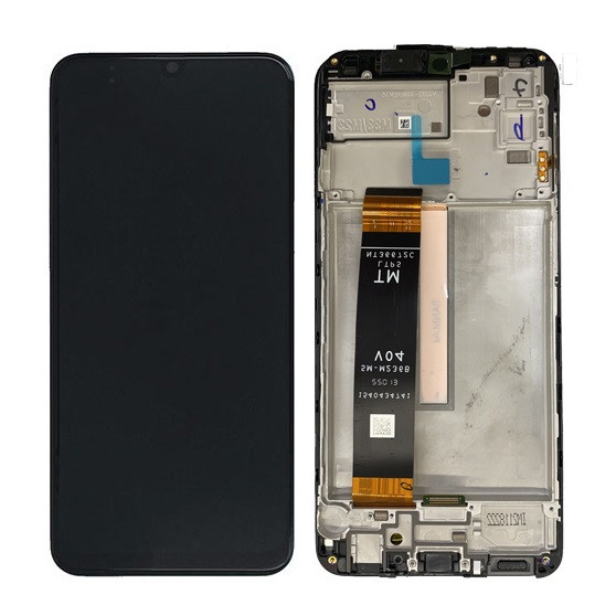 Дисплей Samsung SM-M236 Galaxy M23 5G (2022) у зборі із сенсором і рамкою black service orig (M236 V04)