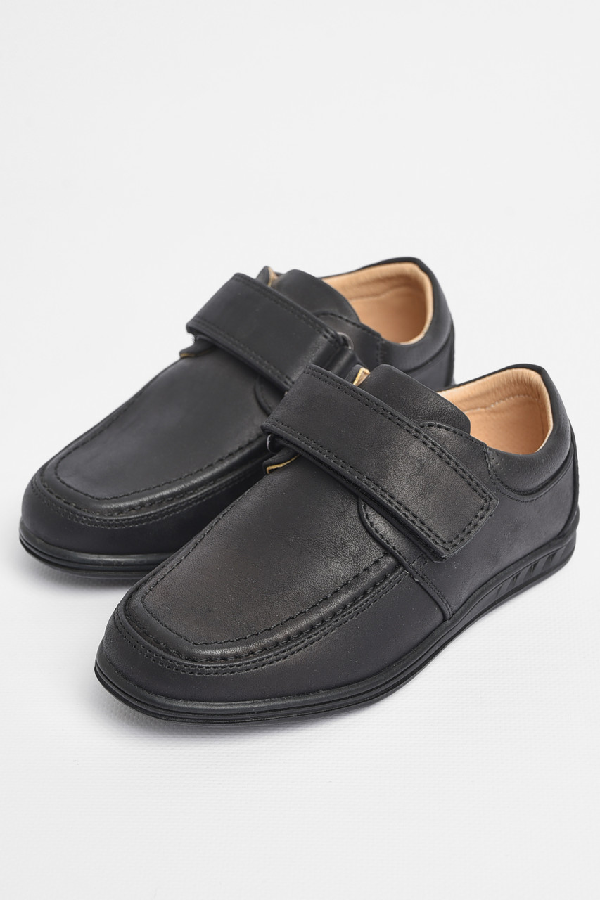 Туфлі дитячі для хлопчика чорного кольору р.26 180377T Безкоштовна доставка, фото 1