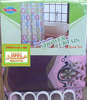Шторка тканинна для ванної кімнати Shower curtain, з малюнком. Розмір 180х180 див.