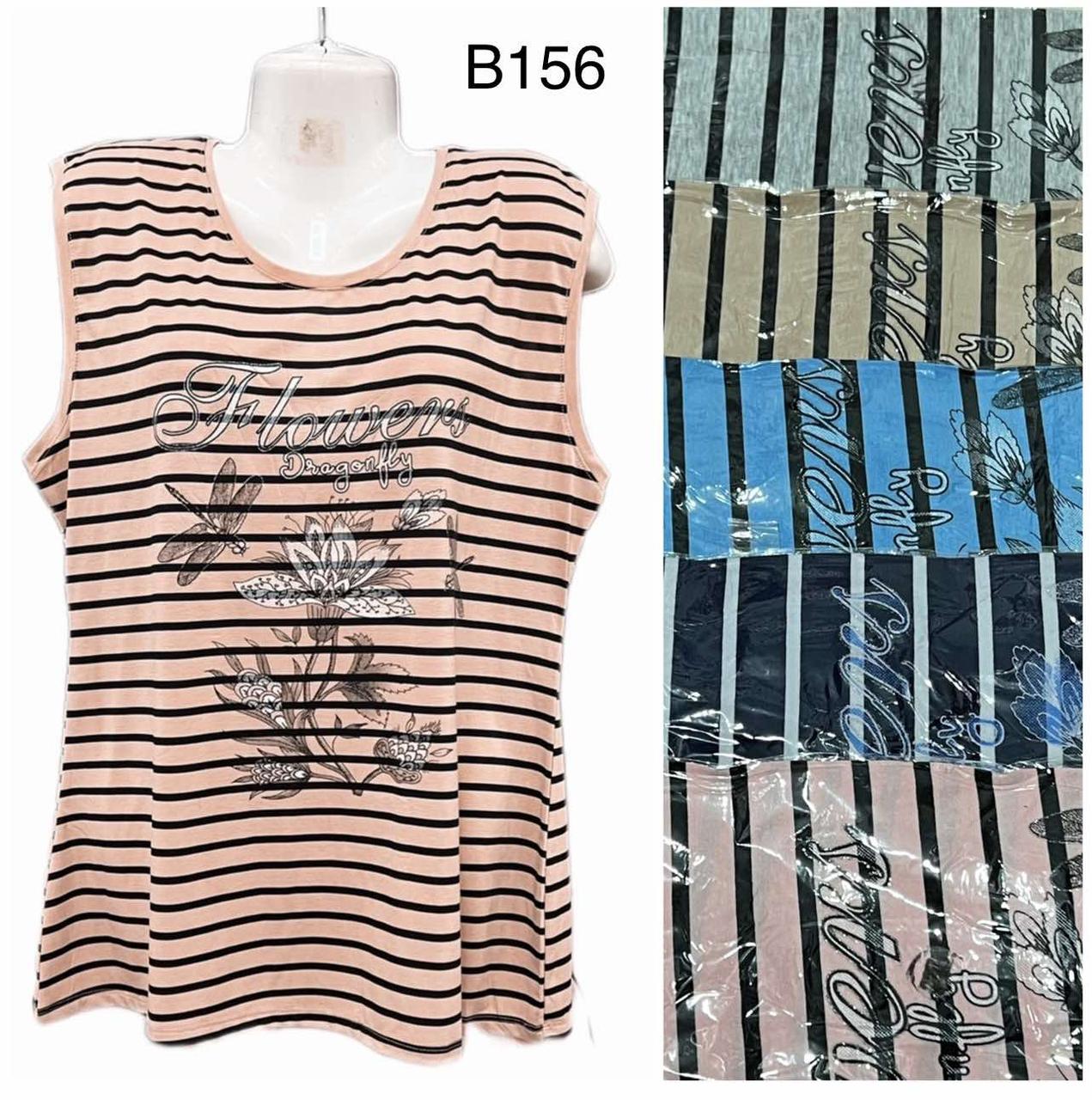 Жіноча майка бавовна розмір норма 2XL-5XL (46-54) Мікс колір (від 5 шт.)