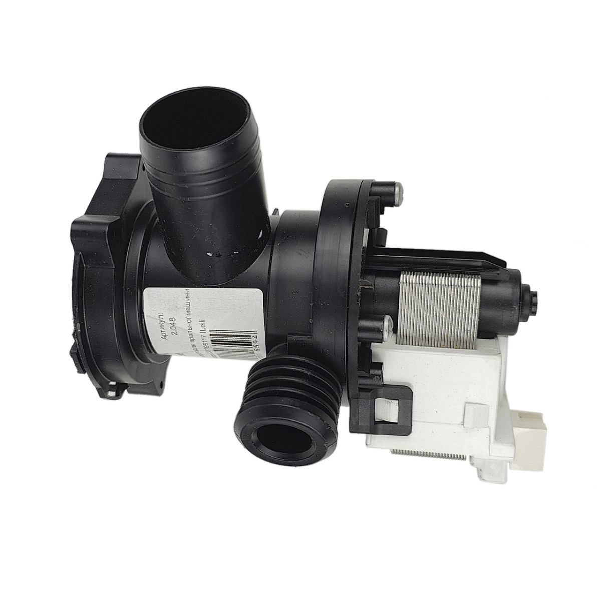 Насос (помпа) з корпусом для пральної машини Indesit Ariston C00195117 lLeili