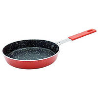 Сковорода Con Brio CB-1414, 14см, Мини, Eco Granite, сковорода качественная на плиту. Цвет: красный