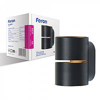 Настенный накладной светильник FERON AL8001 G9 черный круг