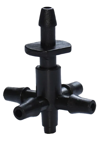 Стартер для крапельної трубки під шланг 4 виходи 4 мм.