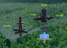 Стартер для крапельної трубки під шланг 4 виходи 4 мм., фото 3