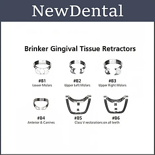 Кламери B1 1шт для сильно зруйнованих зубів Hygenic® Brinker Clamps