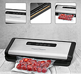 Вакууматор для упаковки м'яса та овочів 120 Вт Profi Cook PC-VK 1146 Вакуумний пакувальник для дому, фото 5