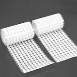 Самоклеючі застібки липучки 10мм 1000шт липучки клейові круглі липучки для виробів, фото 10