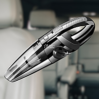 Пилосос автомобільний бездротовий з насадками Vacuum Cleaner, акумуляторний для машини та дому Чорний, VA-30