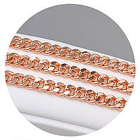 Набір TSATSA. Позолота ЧВ. Ланцюжок 60 см, ширина 5 мм та браслет 20 см, ширина 5 мм.