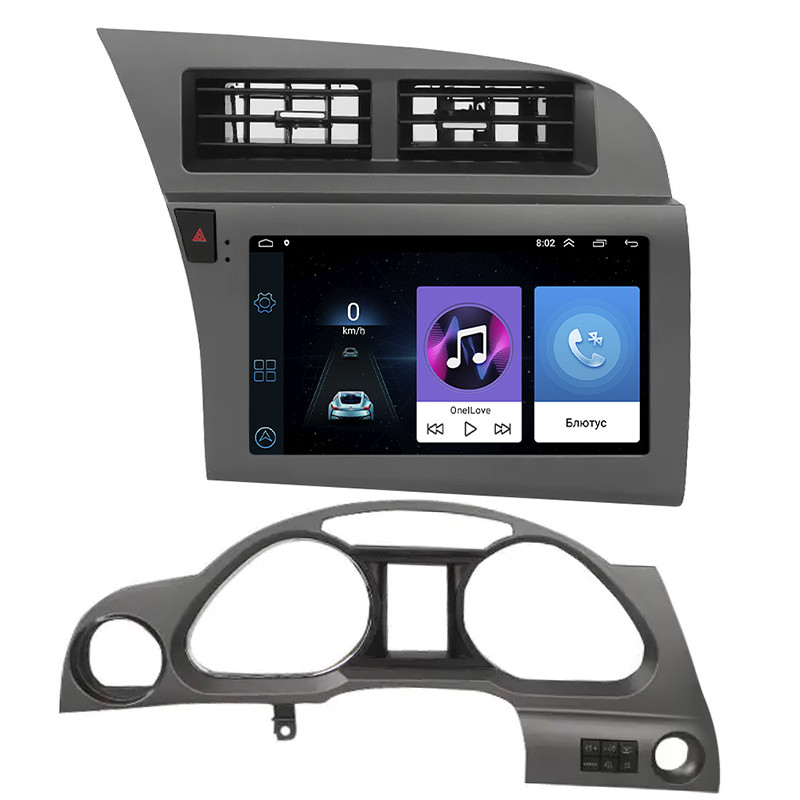 Леско на повний робочий день для Audi A6 Allroad II (C6) 2006-2008 екран 9 "1/16 ГБ Wi-Fi GPS база, фото 1