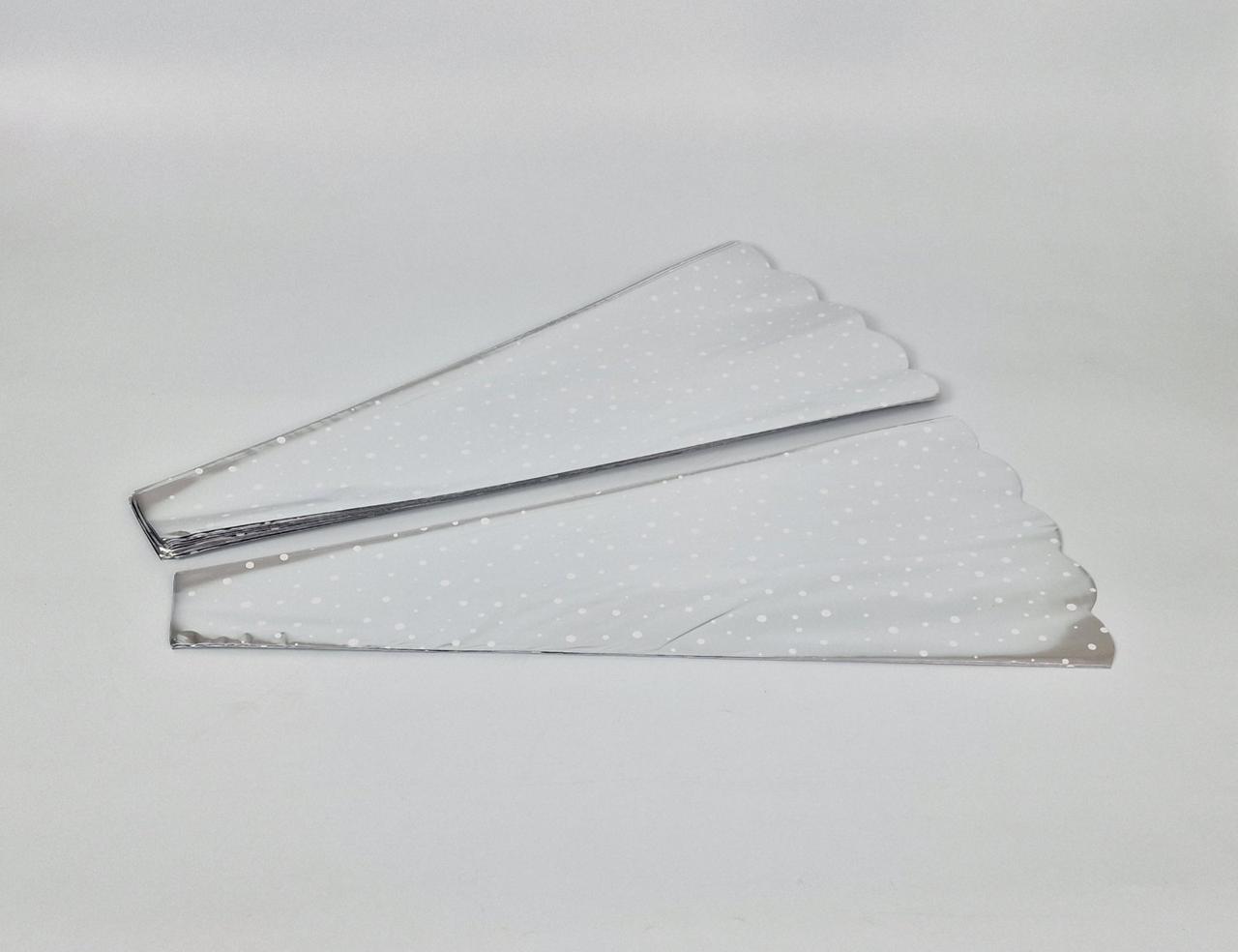 Конусне паковання під квіти h60/6низ/29верх метал (100 шт.) візерунок87 (6) (100 шт.), фото 1