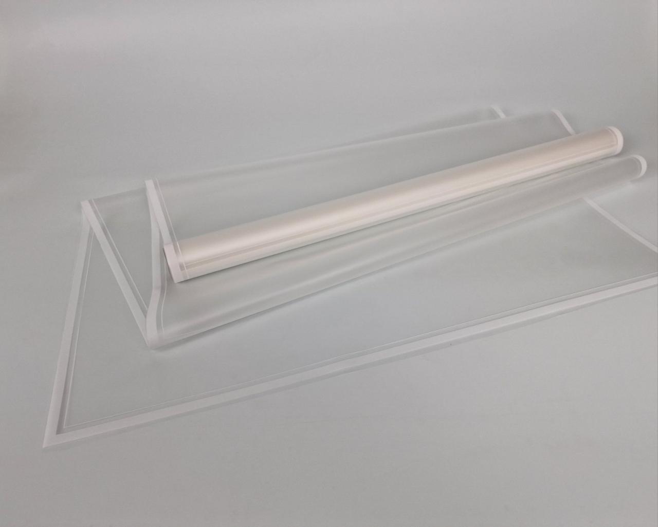 Рулон 10 м тонований матовий з рис. плівка для квітів (h600) No 7 Білий (1 шт.), фото 1