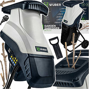 Подрібнювач гілок 3000 Вт 50Л Wuber