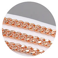 Набір TSATSA. Позолота ЧВ. Ланцюжок 60 см, ширина 3.5 мм та браслет 20 см, ширина 3.5 мм.