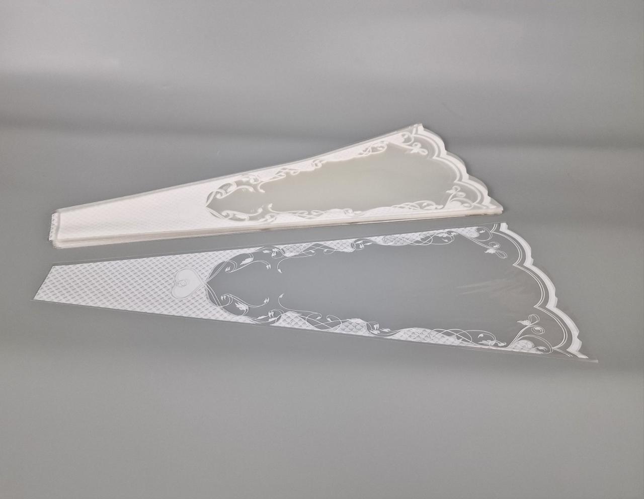 Упаковка конус під квіти h60/6низ/24верх(100 шт) візерунок 164 (5) (100 шт), фото 1