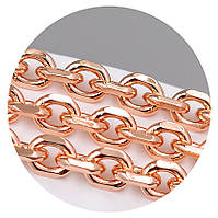 Набір TSATSA. Позолота ЧВ. Ланцюжок 60 см, ширина 6 мм та браслет 20 см, ширина 6 мм.