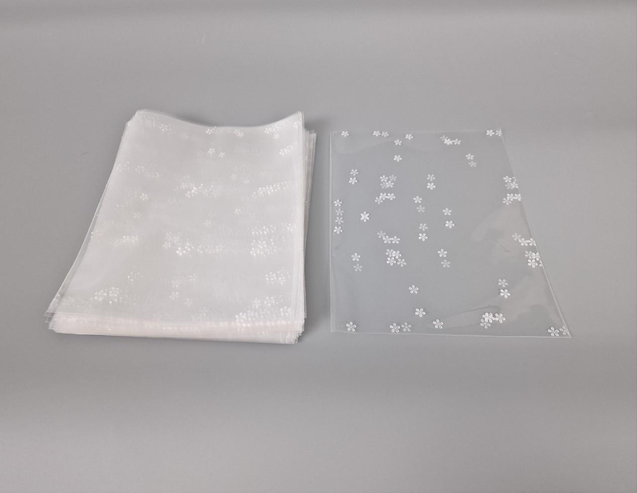 Пакет із малюнком для пакування подарунків (15*20) No384 (3) "Ромашка" (100 шт.), фото 1