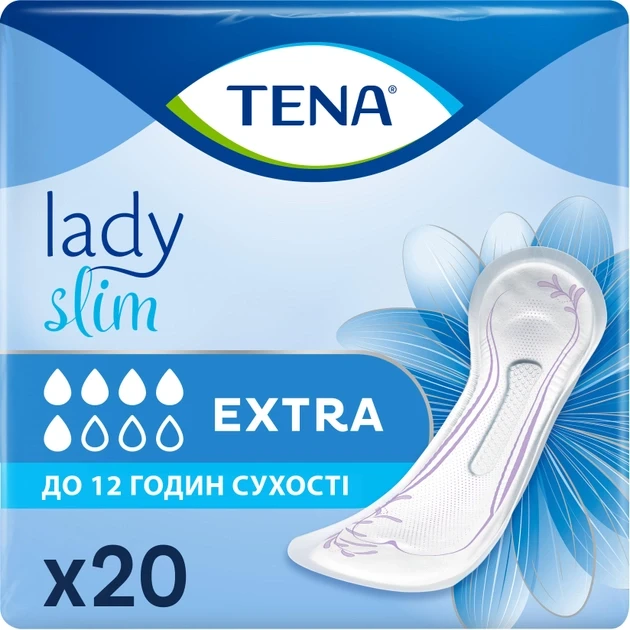 Прокладки урологічні Tena Lady Slim Extra 5 крапель (20 шт.)