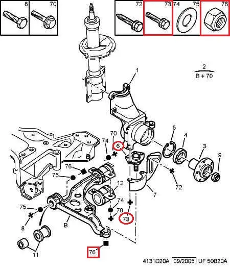 Кульова опора R16 на Fiat Ducato 244, Peugeot Boxer 2, Citroen Jumper 2 (2002-2006), 1331641080, 364054, SHAFER, Австрія