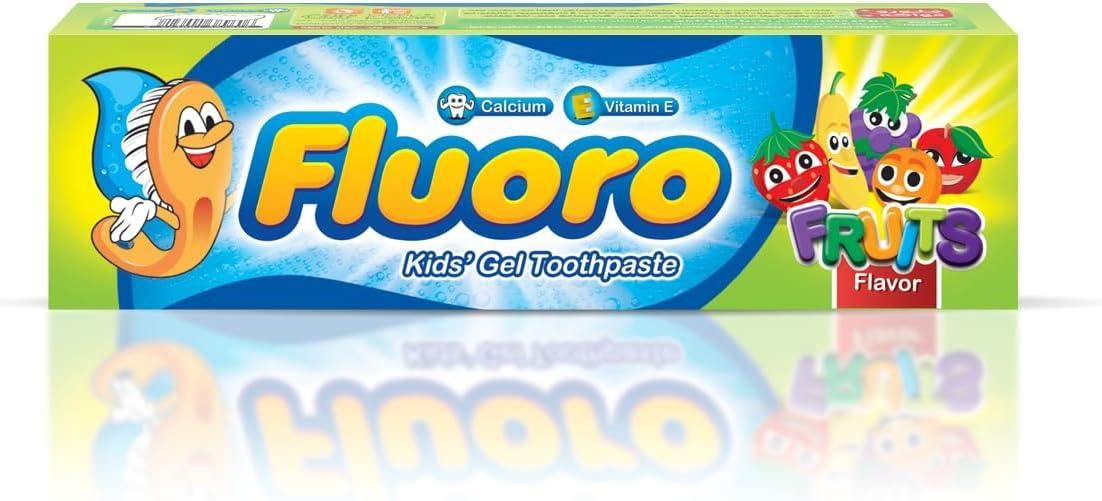 Fluoro Флуоро дитяча гелева зубна паста із фруктовим смаком 50 гр.