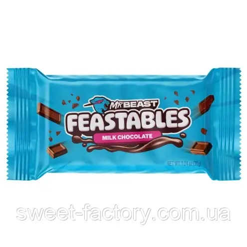 Шоколад Feastables Mr Beast Bar Milk Chocolate 35g