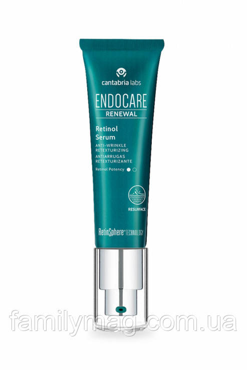 Антивікова сироватка для чутливої шкіри з ретинолом 0,2% RENEWAL Retinol Serum Endocare Cantabria Labs 30 мл