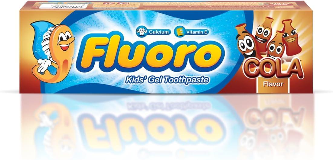 Fluoro Флуоро дитяча гелева зубна паста із смаком коли 50 гр.