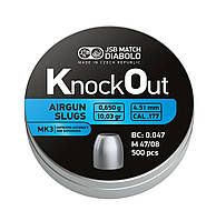 Кулі JSB KnockOut Slugs MK3 4.51, 0.65 г. 500 шт/уп