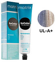 Осветляющая краска Matrix Ultra Blonde SoColor Pre-Bonded UL-A+ Ультра блонд пепельный 90 мл