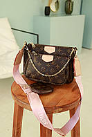 Сумочка Louis Vuitton 3 в 1 клач- крос-боди подвійна