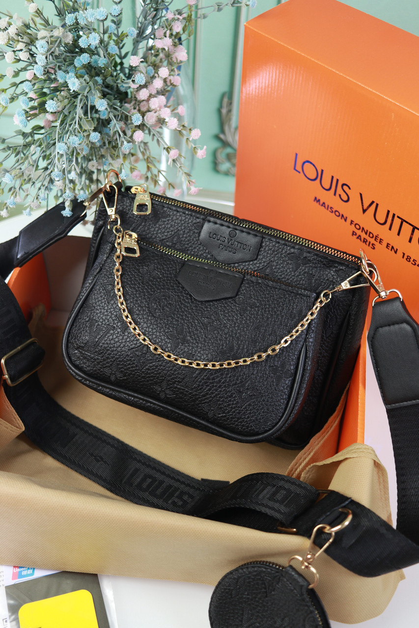 Сумка Луї Вітон 3 в 1 Louis Vuitton, клатч через плече Луї Вітон 3 в 1