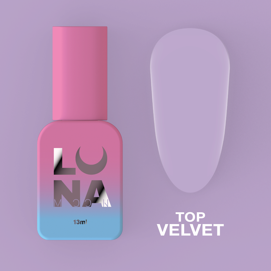 Матовий топ без липкого шару Top Velvet 13ml, фото 1