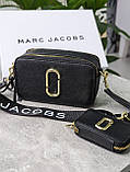 Сумка жіноча Марк Джейкобс чорний Marc Jacobs ЛЮКС якість, фото 3