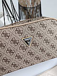 Сумка жіноча Guess бежевий Гес крос-боді 2 в 1, фото 3