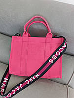 Сумка жіноча Марк Джейкобс шопер малиновий Marc Jacobs Tote Bag великий